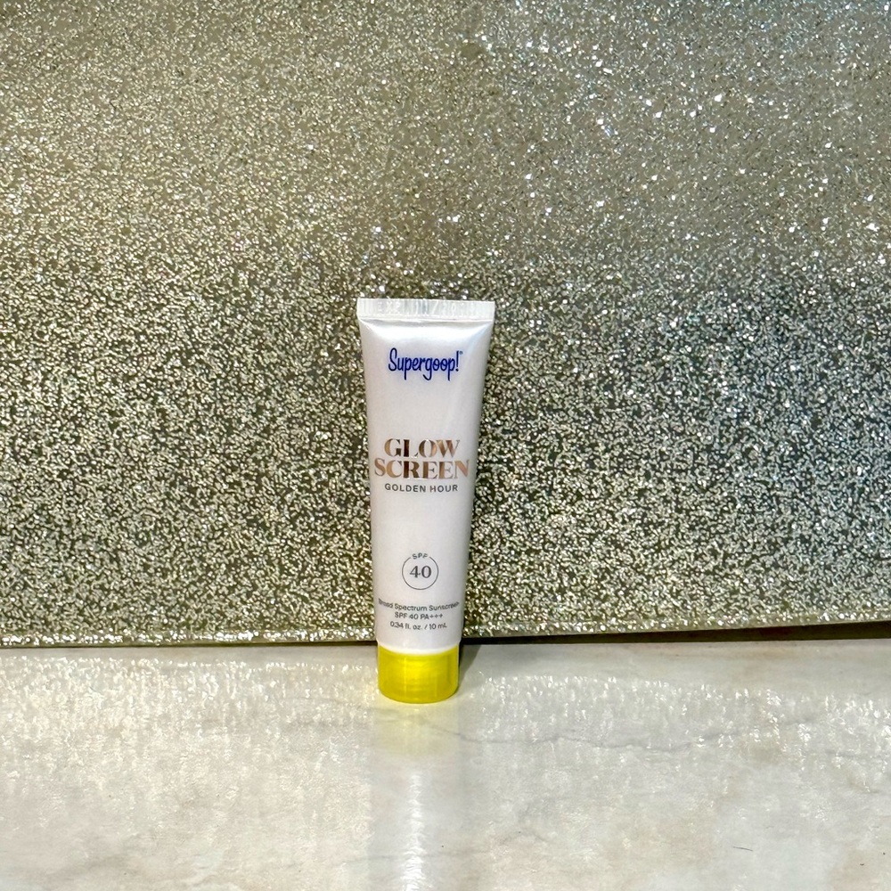 5 for $25 item 🌺 Mini Supergoop! Glow Screen Golden Hour SPF 40 Supergoop